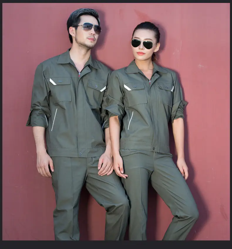 Men & Women Olive Green 3-Piece Suit Set - Image 3