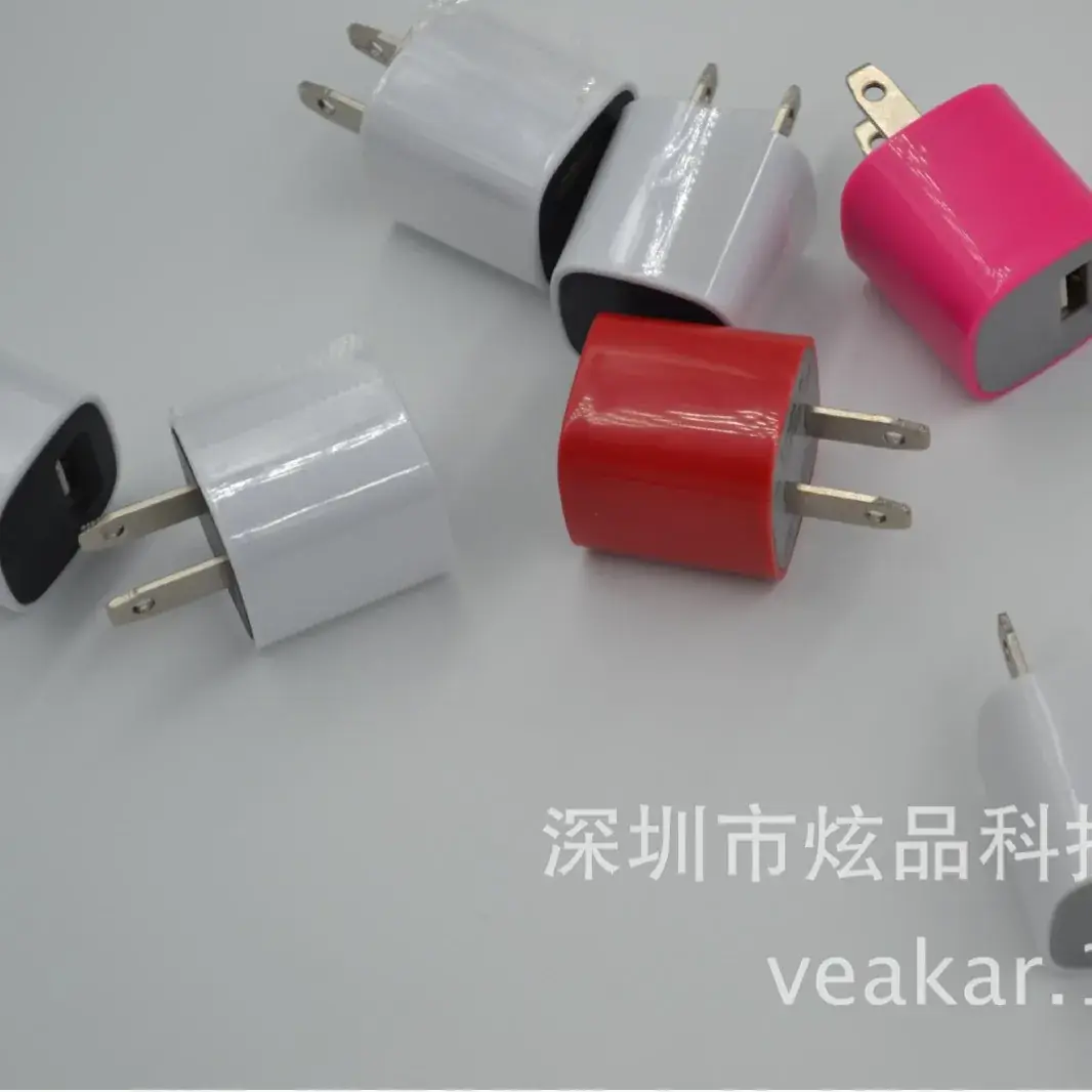 5V1A Small Green Dot USB Charger for Apple Android Phones - Image 3