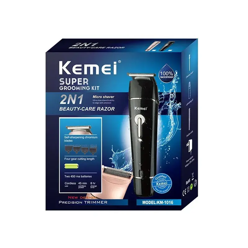 Kemei Two-In-One Electric Hair Clipper Razor - Image 5