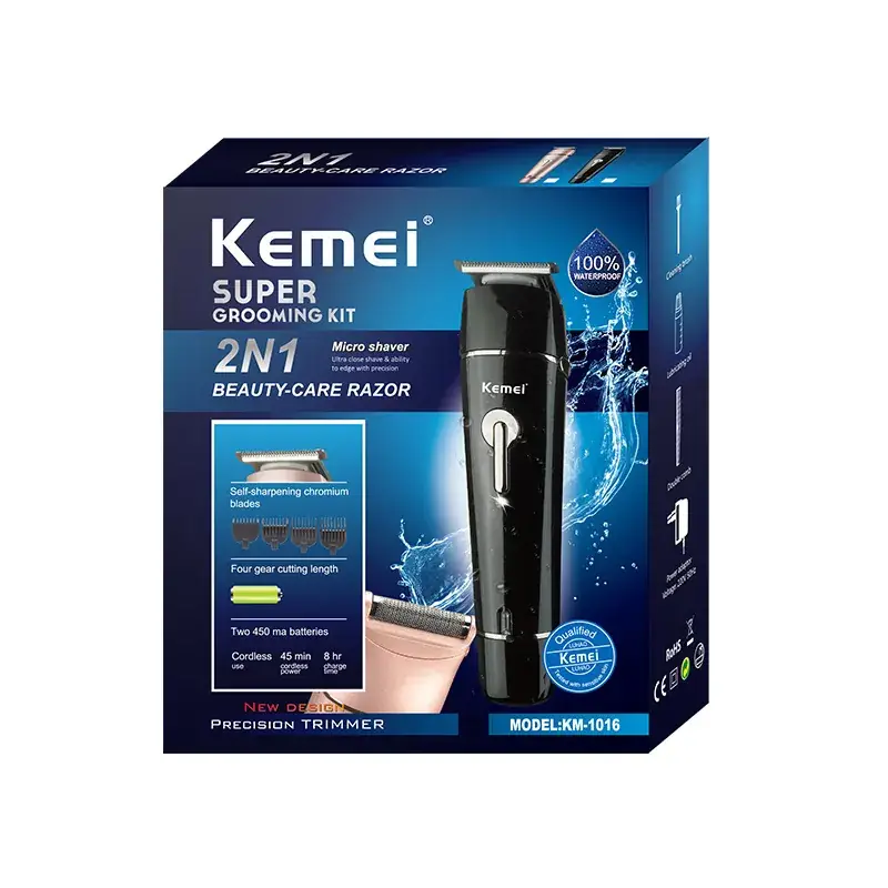 Kemei Two-In-One Electric Hair Clipper Razor - Image 6