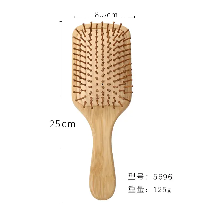 Bamboo Hair Comb for Straight Hair & Anti-Static Care - Image 2
