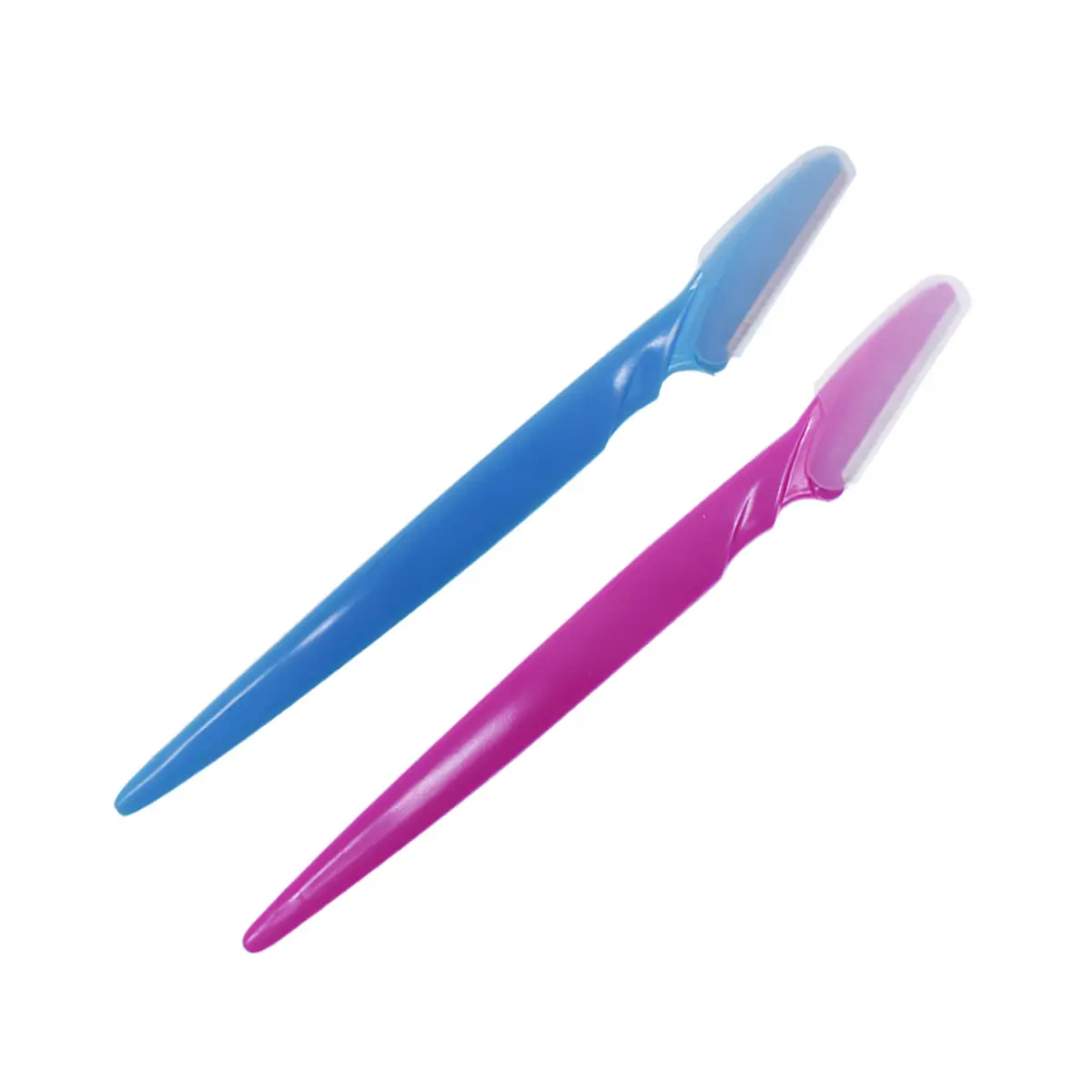 Hair Puller Set Blue Pink Facial Scraper Eyebrow Trimmer