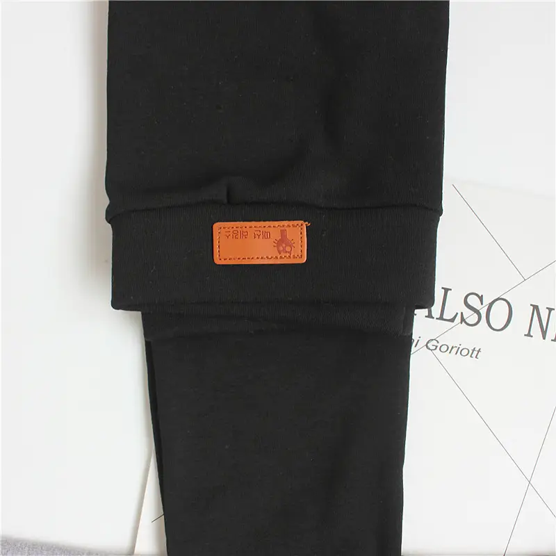 Women Korean Style Cropped Fleece Leggings Set