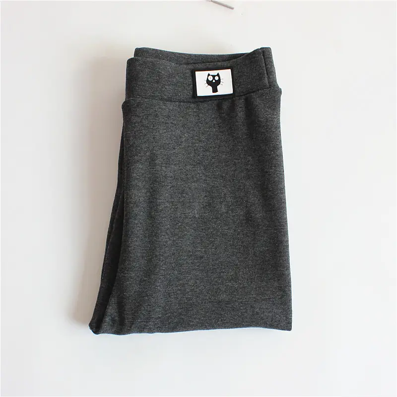 Women Korean Style Cropped Fleece Leggings Set