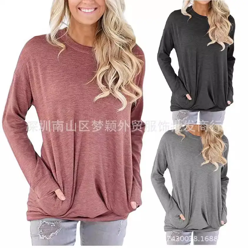 Purple Long Sleeve T-Shirt for Women