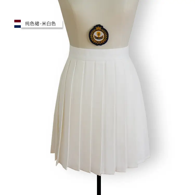 Plus Size Pleated Skirt for Girls Light Blue - Image 13