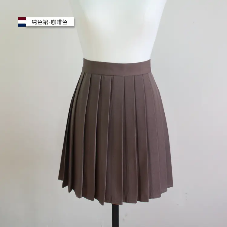 Plus Size Pleated Skirt for Girls Light Blue - Image 4
