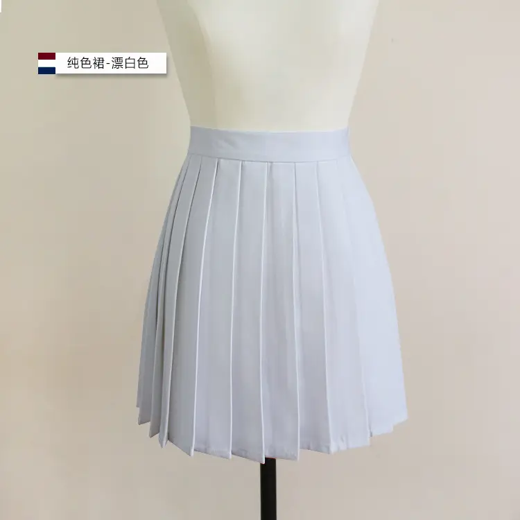 Plus Size Pleated Skirt for Girls Light Blue - Image 6