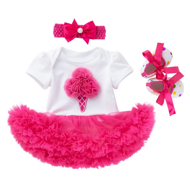 Minnie Mouse Baby Skirt Set Pink Three Piece Set - Image 11