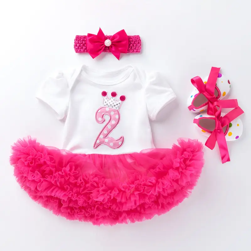 Minnie Mouse Baby Skirt Set Pink Three Piece Set - Image 4