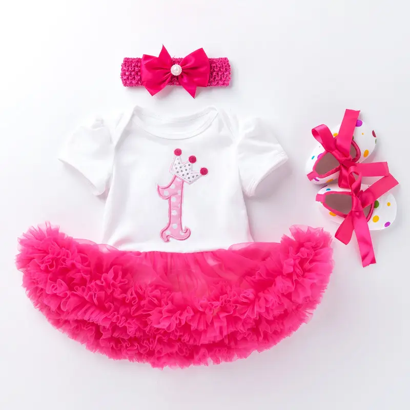 Minnie Mouse Baby Skirt Set Pink Three Piece Set - Image 5