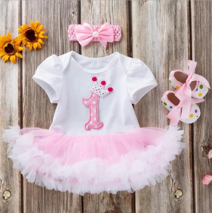 Minnie Mouse Baby Skirt Set Pink Three Piece Set - Image 6