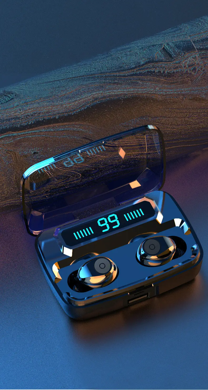 Xia Xin F9-6 Wireless Bluetooth Binaural Headset with LED Display - Image 2