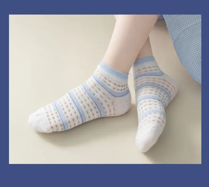 Summer Thin Kids Socks Mesh Cotton Breathable — feature 20
