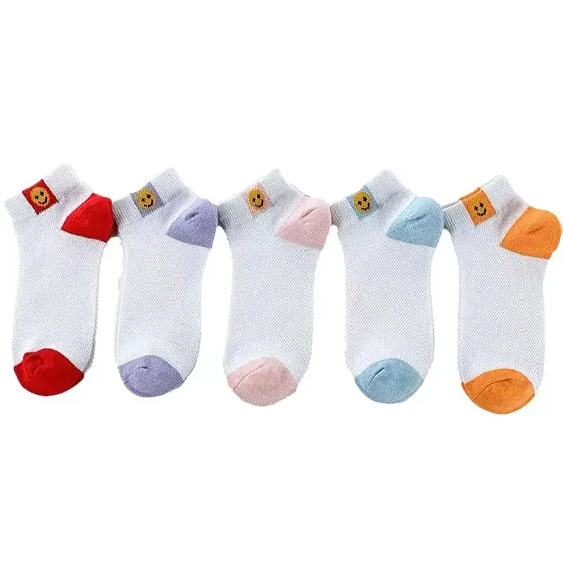 Summer Thin Kids Socks Mesh Cotton Breathable