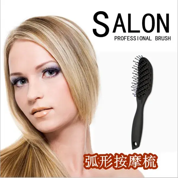 Radian Hair Comb Curved Black Plastic 60cm - Image 2
