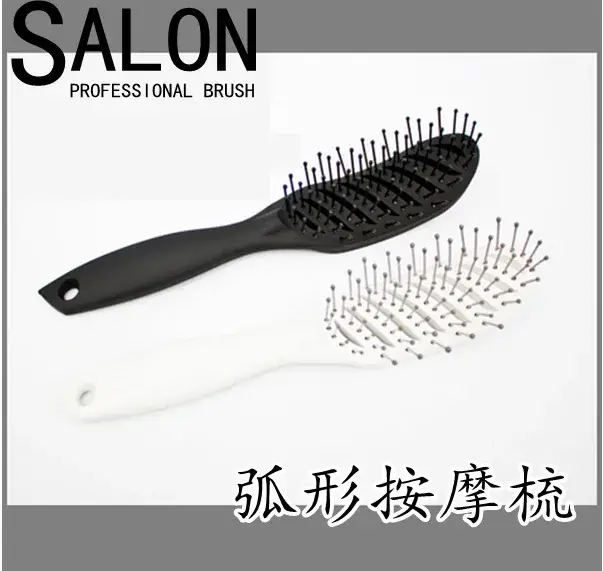 Radian Hair Comb Curved Black Plastic 60cm — feature 20