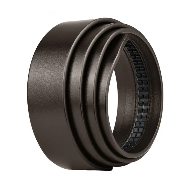 Men's Headless Leather Belt 35mm Automatic Buckle