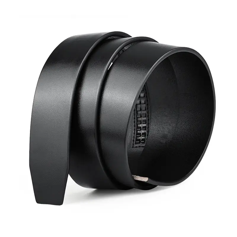 Men's Headless Leather Belt 35mm Automatic Buckle