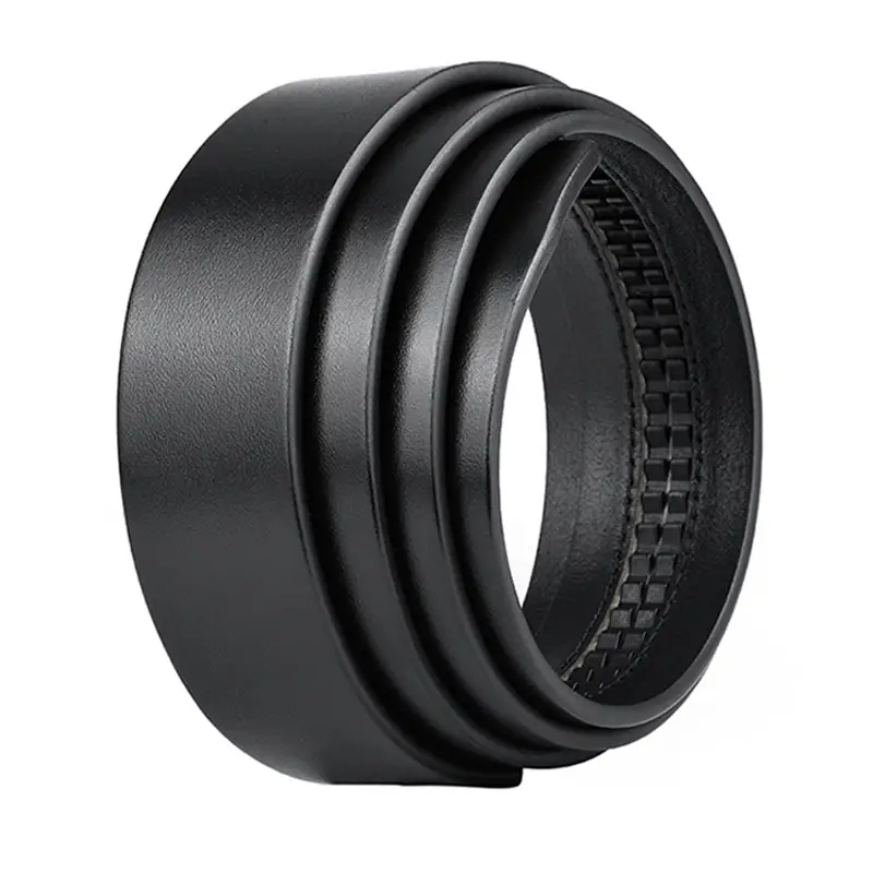 Men's Headless Leather Belt 35mm Automatic Buckle
