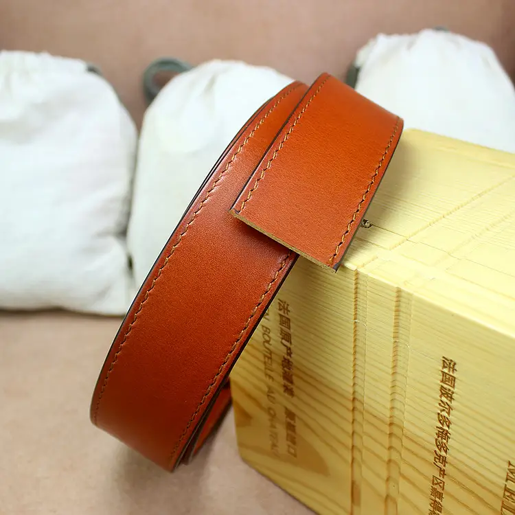 Men's Headless Leather Belt 35mm Automatic Buckle — feature 20
