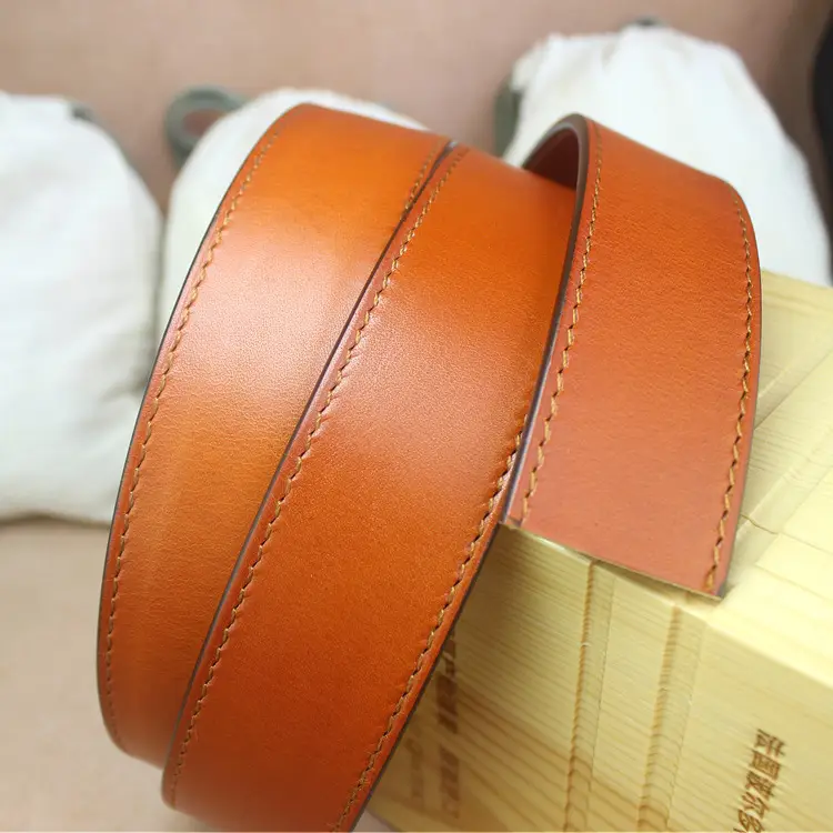 Men's Headless Leather Belt 35mm Automatic Buckle — feature 21