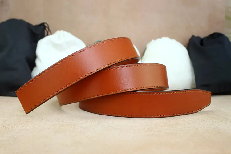 Men's Headless Leather Belt 35mm Automatic Buckle — feature 22