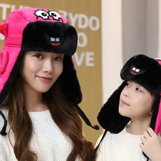 Winter Lei Feng Hat for Kids Men Cold Proof Warm