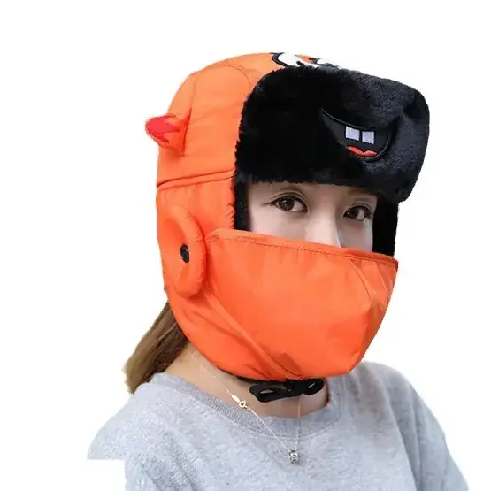 Winter Lei Feng Hat for Kids Men Cold Proof Warm