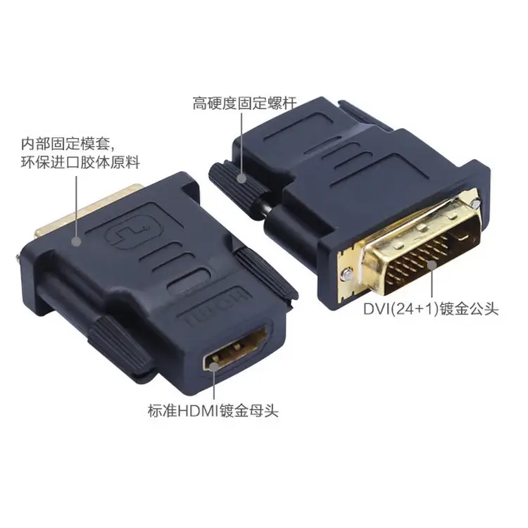 DVI to HDMI Adapter 24+1 Female Male - Image 3