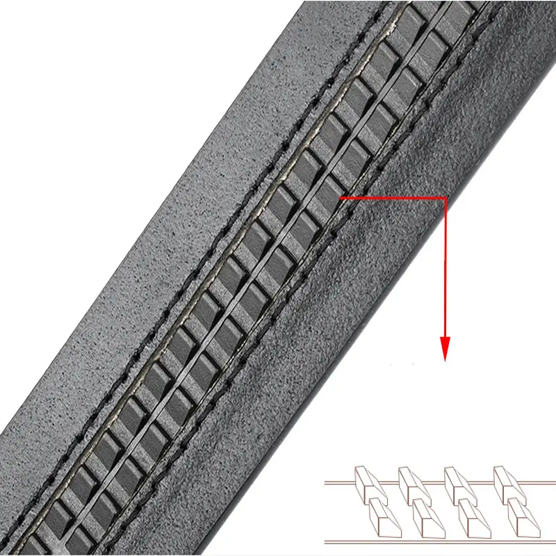 Men's Genuine Leather Buckle Belt 35mm Crocodile Pattern