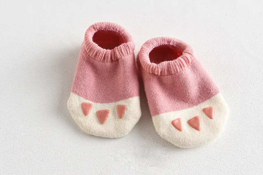 Baby Socks Blue Heart Soft Cotton Non Slip - Image 30