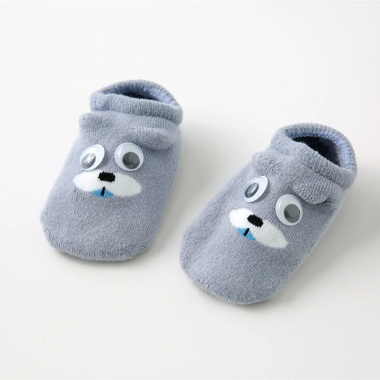 Baby Socks Blue Heart Soft Cotton Non Slip - Image 39