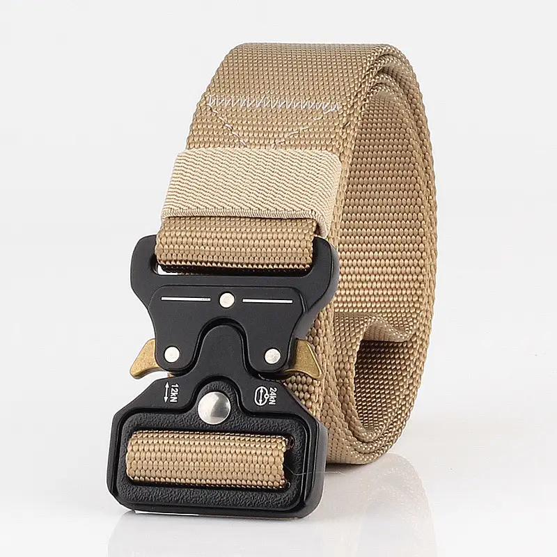 Military Tactical Belt Green Nylon 3.8cm