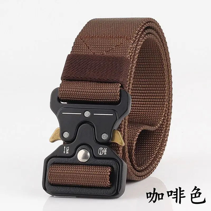 Military Tactical Belt Green Nylon 3.8cm