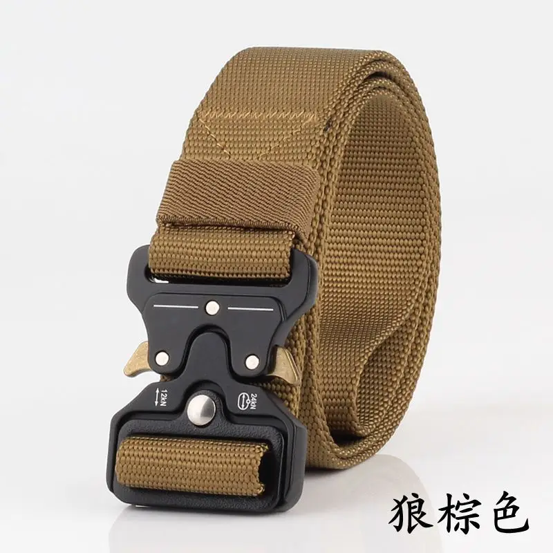 Military Tactical Belt Green Nylon 3.8cm