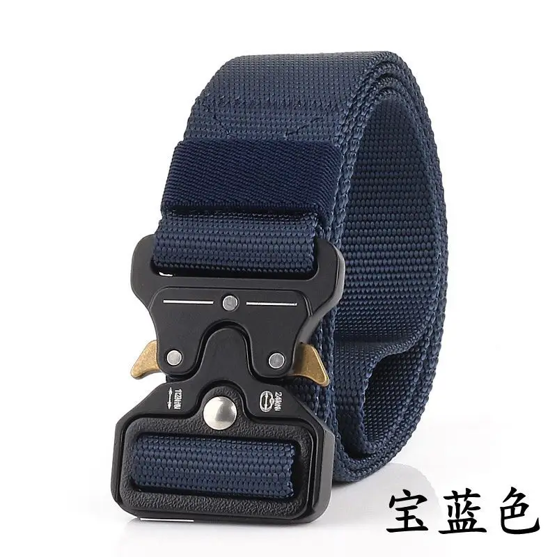 Military Tactical Belt Green Nylon 3.8cm