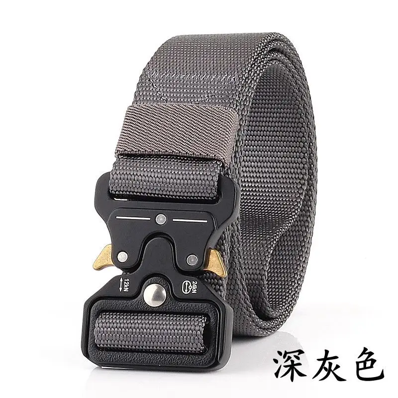 Military Tactical Belt Green Nylon 3.8cm