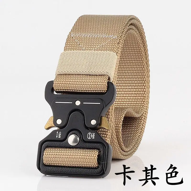 Military Tactical Belt Green Nylon 3.8cm