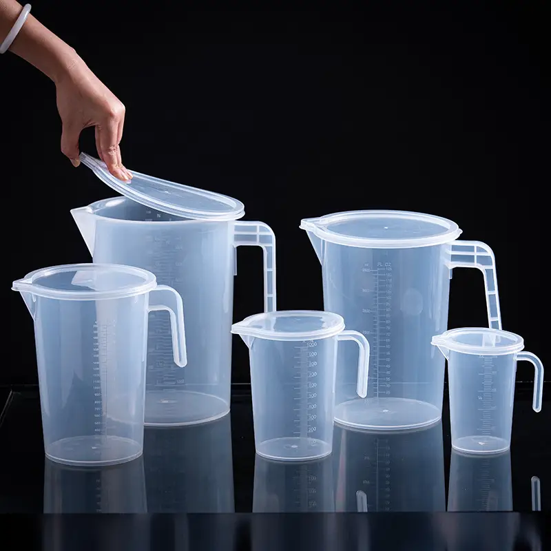 Transparent Cover Measuring Cup Thickened PP Kitchen Baking Scale - Image 15