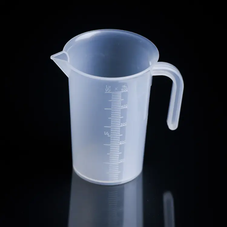 Transparent Cover Measuring Cup Thickened PP Kitchen Baking Scale - Image 2