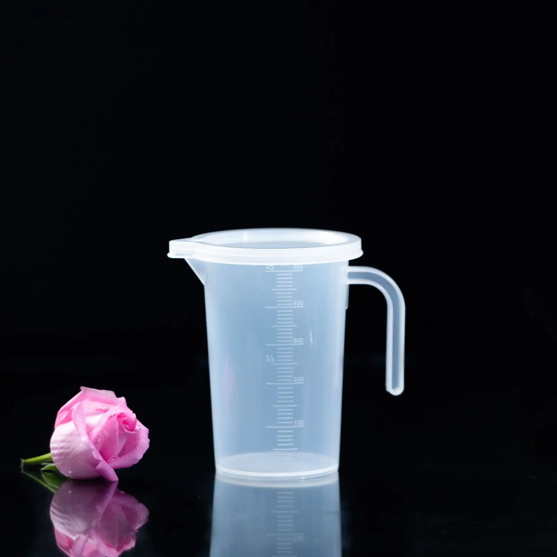 Transparent Cover Measuring Cup Thickened PP Kitchen Baking Scale - Image 7