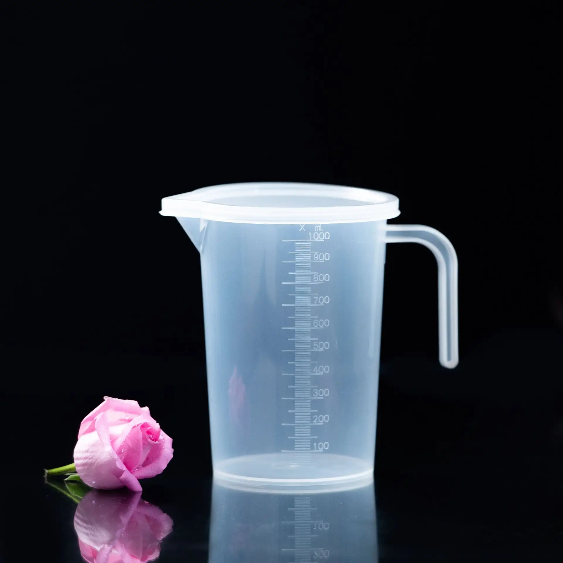 Transparent Cover Measuring Cup Thickened PP Kitchen Baking Scale - Image 8