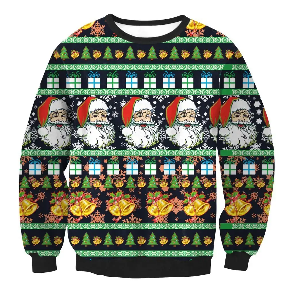 2024 Christmas Digital Printed Sweatshirt Women Plus Size - Image 31