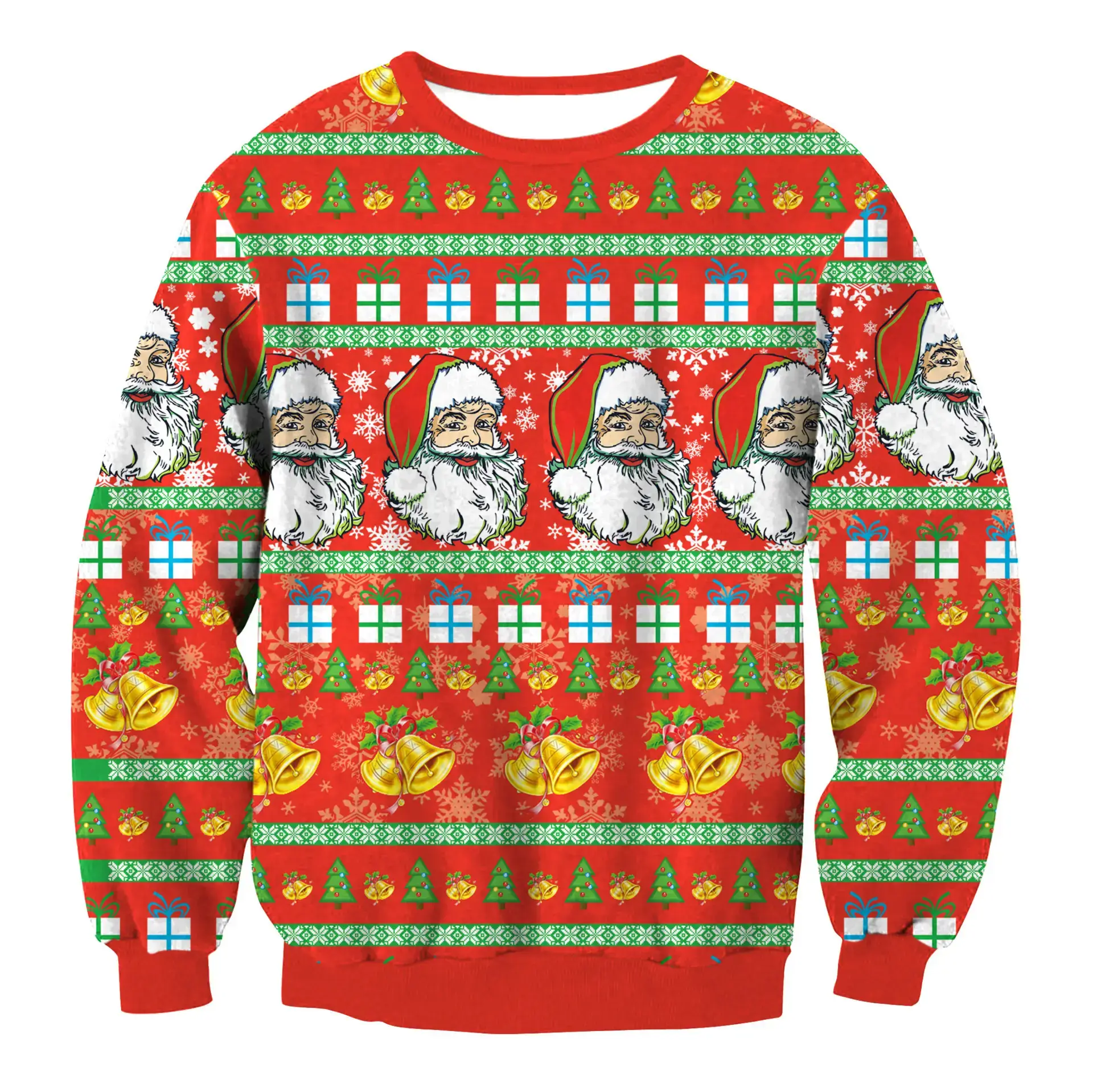 2024 Christmas Digital Printed Sweatshirt Women Plus Size - Image 32