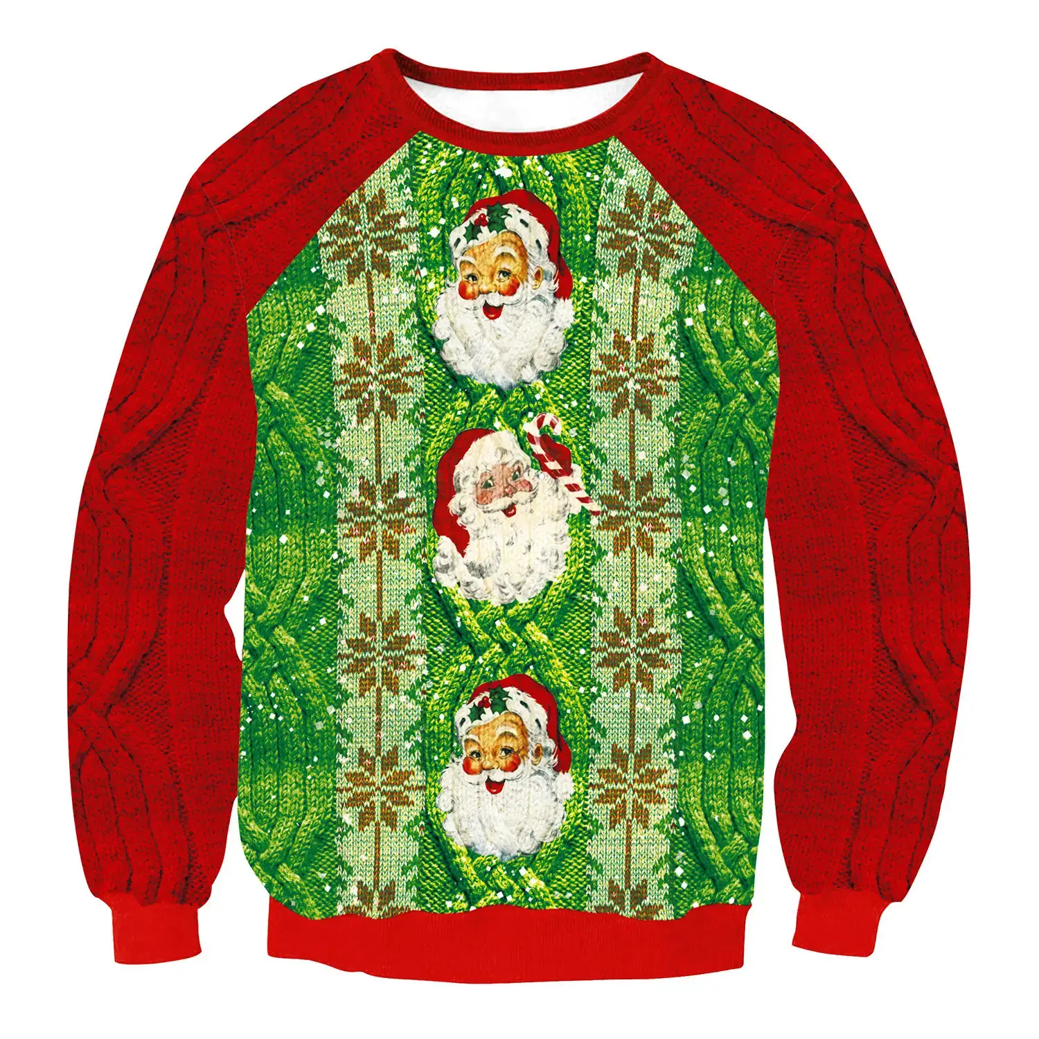 2024 Christmas Digital Printed Sweatshirt Women Plus Size - Image 34