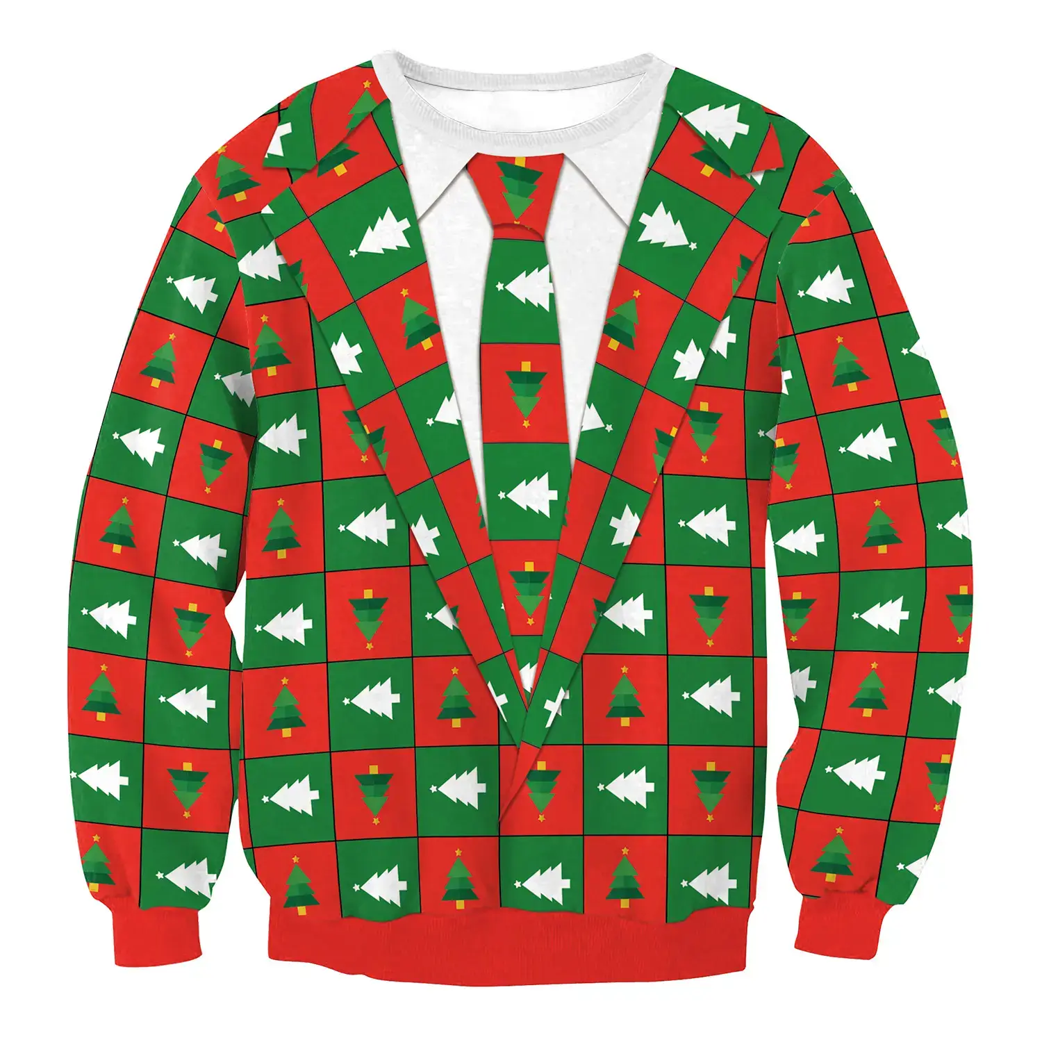 2024 Christmas Digital Printed Sweatshirt Women Plus Size - Image 14