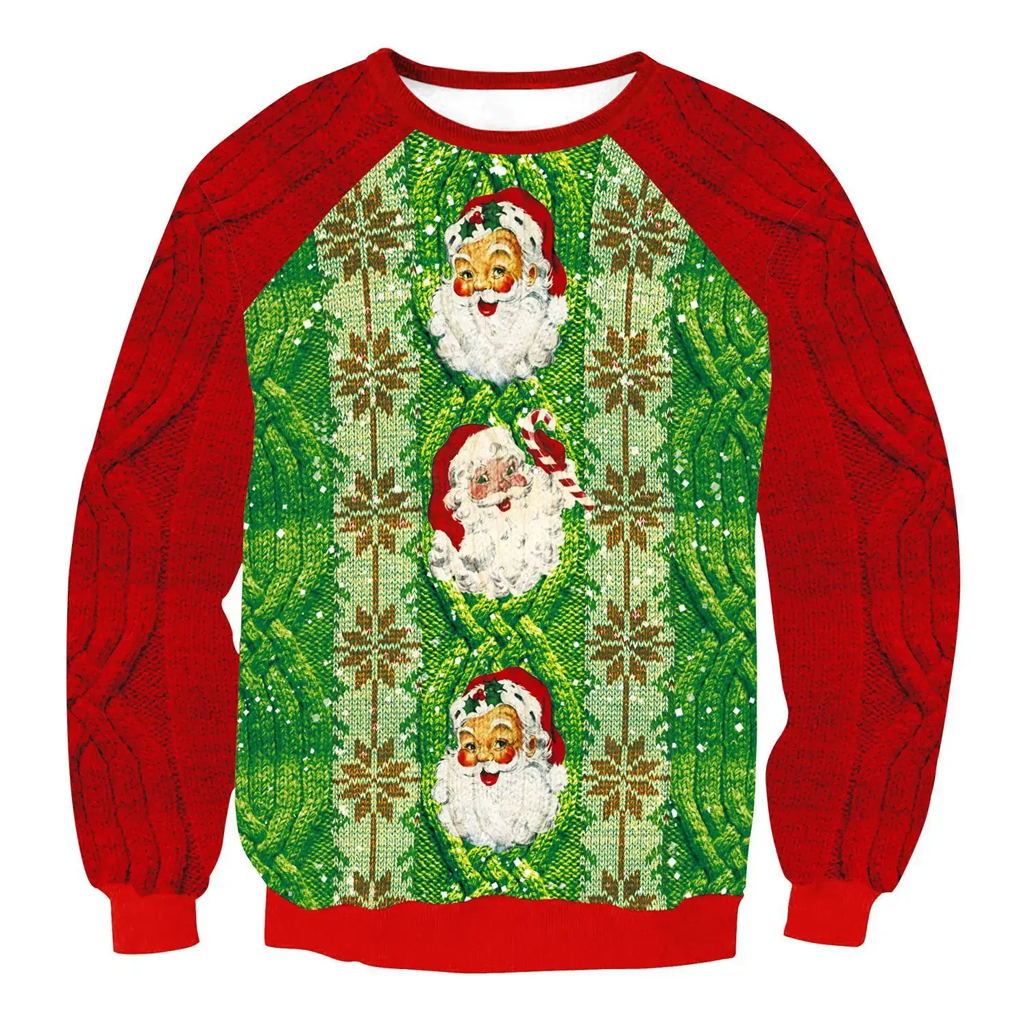 2024 Christmas Digital Printed Sweatshirt Women Plus Size - Image 16