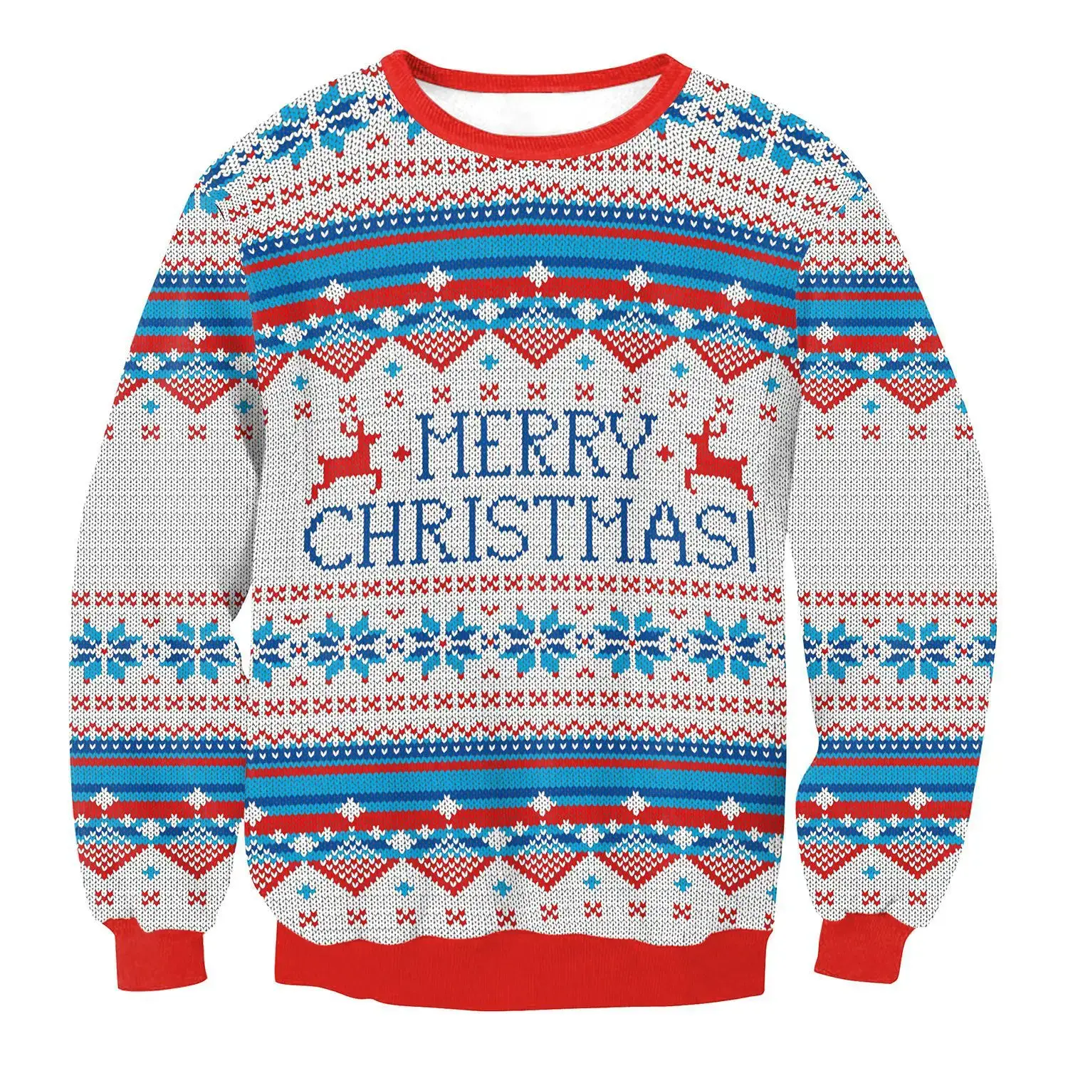 2024 Christmas Digital Printed Sweatshirt Women Plus Size - Image 18