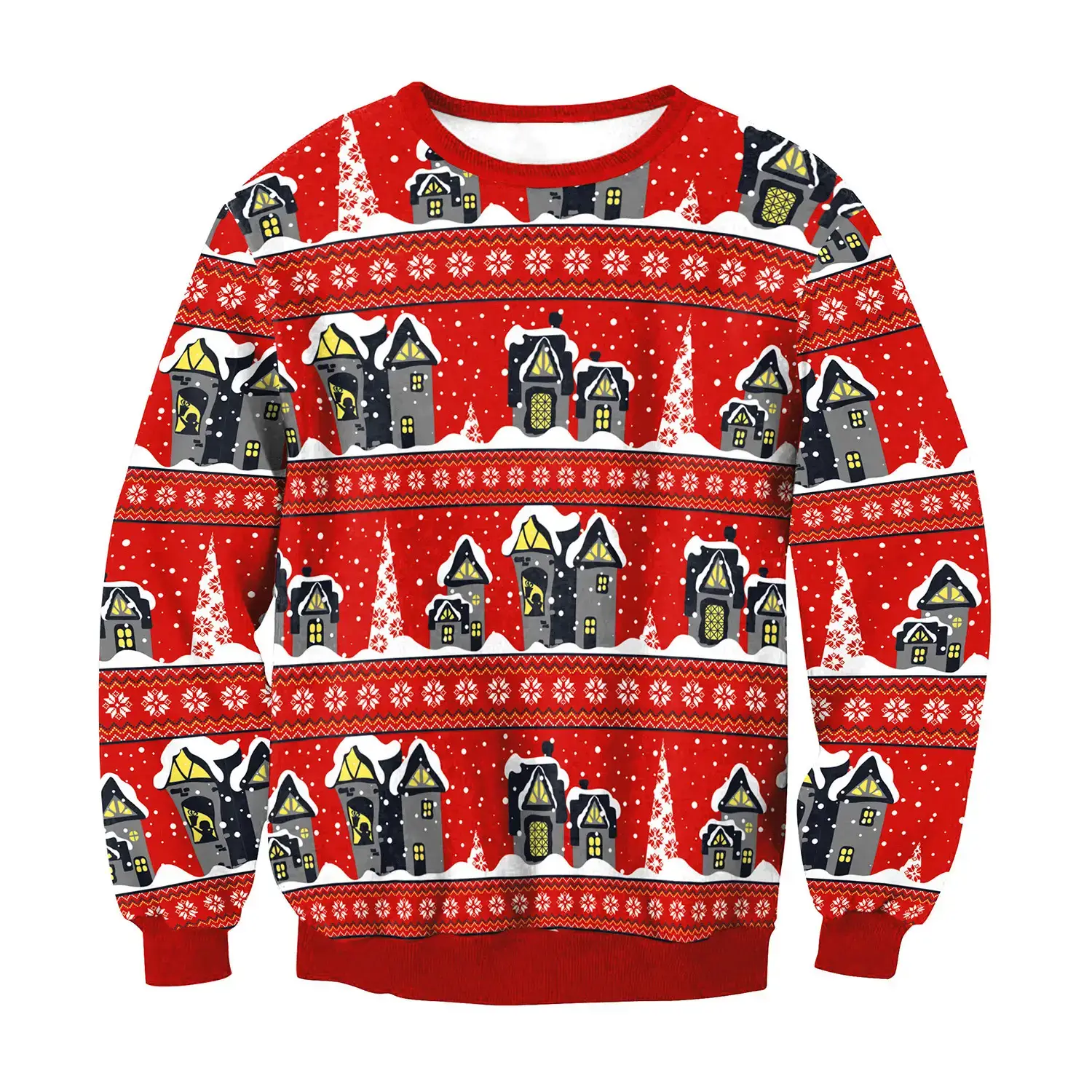 2024 Christmas Digital Printed Sweatshirt Women Plus Size - Image 20